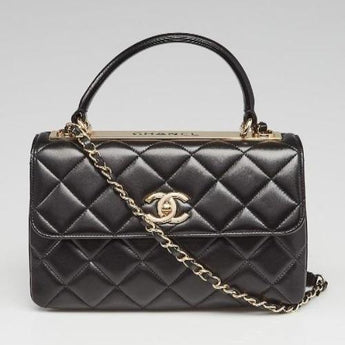 Chanel Small Flap Bag Lambskin Black