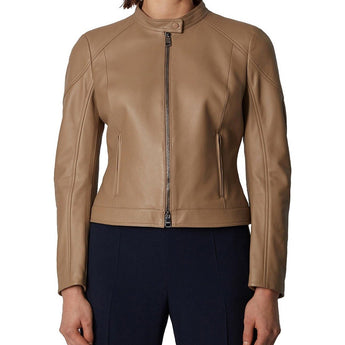 REGULAR-FIT LEATHER JACKET