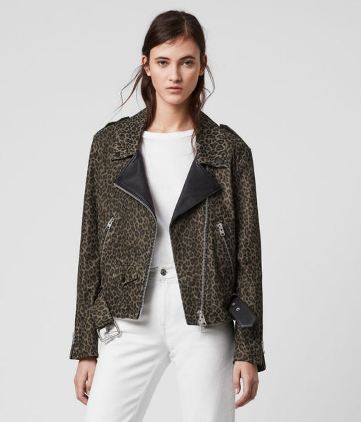 Luna Leo Leather Biker Jacket