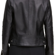 Stand Collar Leather Moto Jacket