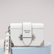 Prada Cahier Calf Leather Bag Light Green