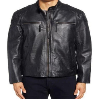 Leather Moto Jacket
