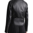 LEATHER BIKER JACKET