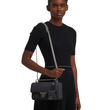 Prada Diagramme Medium Leather Bag Black
