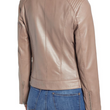 Cole Haan Leather Moto Jacket
