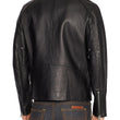 LEATHER RACER JACKET