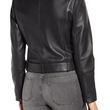 Samma Belted Leather Biker Jacket