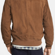 Suede Baseball Jacket