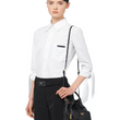 Prada Duet Leather Shoulder Bag