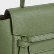 Celine Nano Belt Bag In Grained Calfskin Light Khaki