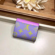 LV Summer 2019 Zoé Wallet Monogram Canvas Pink / Lila