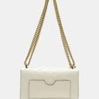Gucci Padlock Shoulder Bag White With Pearls