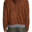 Suede Hooded Jacket