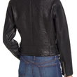 Pebble Leather Moto Jacket