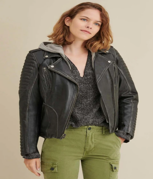 Leather Moto Cycle Jacket