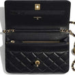 Chanel Wallet On Chain – WOC Classic Caviar Gold-Toned Metal Black