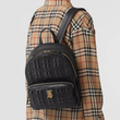 Burberry Quilted Check Lambskin Backpack Black