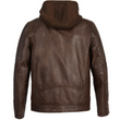 Snap Collar Leather Jacket