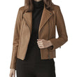 LEATHER BIKER JACKET