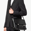 Prada Saffiano Leather Shoulder Bag Black