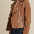 Bree Studded Leather Jacket