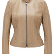 REGULAR-FIT LEATHER JACKET