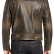 Calfskin Leather Racer Jacket