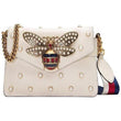 Gucci Broadway Leather Mini Bag White