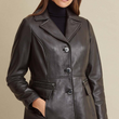 Maeve Thinsulate Leather Car Coat