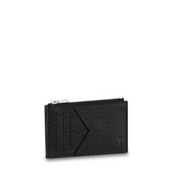 LV Coin Card Holder Taiga Leather