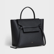 Celine Mini Belt Bag In Grained Calfskin Black