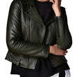 MINIMALIST BIKER LEATHER JACKET