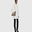 Gucci Padlock Small GG Bees Shoulder Bag Beige Ebony