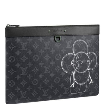 LV Keepall Bandouliere 45 Monogram Eclipse Canvas