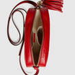 Gucci Soho Small Leather Disco Bag Red
