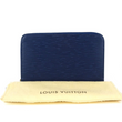 LV Zippy Organizer Epi Leather Navy