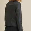 Meg Leather Scuba Jacket