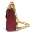 Gucci Padlock Shoulder Bag Red With Pearls