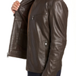Quilted Leather Moto Jacket