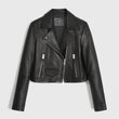 Leather Biker Jacket Woman