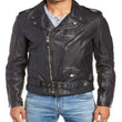 Vintaged Leather Motorcycle Jacket