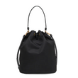 Prada Duet Fabric Shoulder Bag Black