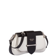 Prada Sidonie Leather Shoulder Bag White / Black