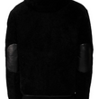 Shearling Down Leather Coat