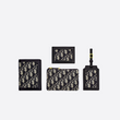 Dior Travel Kit In Blue Oblique Canvas