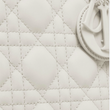 Lady Dior Ultra-Matte Medium Bag White