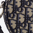 Baby Ball Bag Blue Dior Oblique Jacquard Canvas