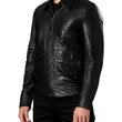 BLACK LEATHER JACKET