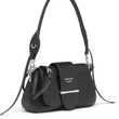 Prada Sidonie Leather Shoulder Bag Black