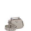 Prada Brique Saffiano Leather Bag White